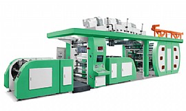 Six COIORS Central Impression Flexographic Printing Machine
