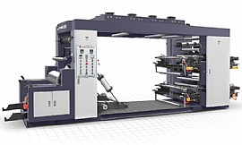 Stack Type 4 Colors High Speed Flexographic Printing Machine